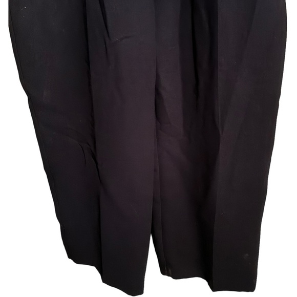Vintage Polyester Petite‎ Black Trousers - Picture 3 of 6